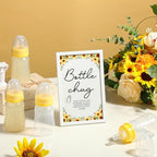 Roowest Bottle Chug Baby Shower Games Favors, Yellow, Sunflower - Image 4
