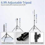 EMART Photo Backdrop Stand, 6.9x10ft Back Drop Stand for Party, Photography - Image 4