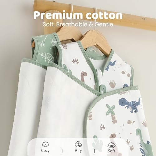 Baby Swaddle Sleep Sack 0-3 Months, Cotton Swaddles for Newborns - Image 7