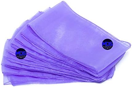 MDS Pack of 100 Organza Chair Sashes for Wedding & Event Décor – Lavander - Image 5