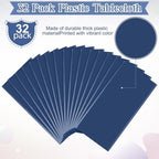 32 Pack Navy Blue Plastic Tablecloth for Rectangle Tables, Premium Decorative Navy Blue Disposable Table Cloths for Parties, Rectangle Party Table Cover for Birthday Wedding Banquet Event, 54x108 Inch - Image 4