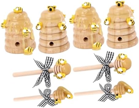 STOBAZA 1 Set Honey Bee Ornament: Honeycomb Party Decorations Bee Centerpieces Beehive for Bee-Themed Birthday Baby Shower Holiday for Home Commercial Use by EaseLiving
