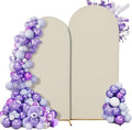 Set of 2 Wedding Arch Cover Stretchy Spandex Fabric Backdrop for Arch Stand by SUKAIKEQA