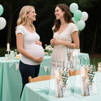 49Pcs Baby Shower Prizes for Game Winners Bamboo Cheese Board Fork Spreaders Towel Thank You Card with PVC Gift Bags for Guests Baby Shower Wedding Bridal Shower Favors - Image 5