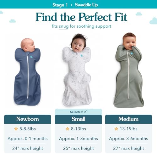 Love to Dream Swaddle Up Baby Sleep Sack | 1.0 TOG, 8-13lbs, Blue - Image 3