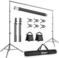 EMART 10x10FT Backdrop Stand Adjustable Back Drop Stand for Party Wedding by EMART