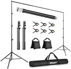 EMART 10x10FT Backdrop Stand Adjustable Back Drop Stand for Party Wedding by EMART