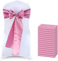 MDS® Pack of 125 Satin Chair Sashes for Wedding & Events – Dusty Pink by MDS