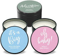 Custom Candles, Personalized Candles, Bulk Candles, Candle Favors, Baby Shower Candle Favors (Set of 10) (Black Tin), 9508837-03 by Best+Day+Ever+Spot