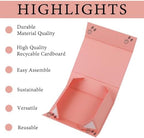 iloMAOZX Pink Gift Box, 9x9x4Inch Gift Boxes for Presents & Packaging - Image 4
