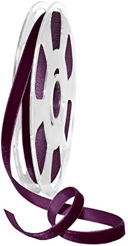 Morex Ribbon Nylon, 3/8 inch by 11 Yards, Fuchsia, Item 01210/10-709 Nylvalour Velvet Ribbon 3/8" by 11 yd by MorexRibbon