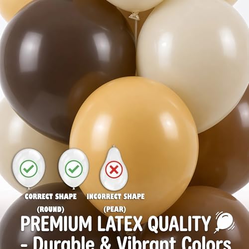 Hiins Brown Balloon Stand Kit Set of 2 With base,Pole for Party Decorations - Image 4