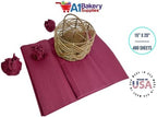 Gift Wrapping Tissue Paper 15X20 480 Pack by A1 Bakery Supplies (Burgundy) - Image 7