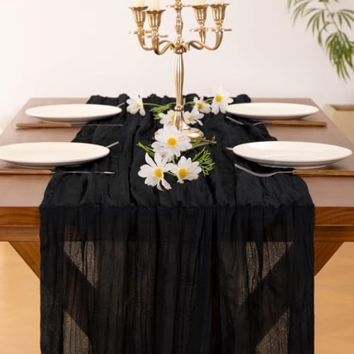 15 Pack Cheesecloth Table Runner Fall Boho Gauze Wedding Party Home Decor - Image 5