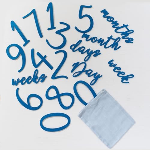 Miaoberry Ocean Baby Milestone Blanket – Monthly Baby Milestone Photo Prop for Boy, Under The Sea Growth Tracker Blanket with Hello World Sign and Registry Must-Have - Image 6