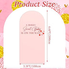 Hunnmingre A Berry Sweet Baby is on the Way Arch Backdrop Cover Decor - Image 2