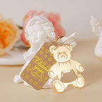 Bottle Openers Baby Shower Return Favors for Guests, Bottle Opener Decorations and Souvenirs with Organza Bags & Tags for Theme Party Favors (Retro Teddy Bear, 25 Pack) - Image 6
