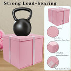 UoeRing 4 Pcs Large Gift Box Matte Pink 12x12x11 Inch with Lid - Image 6