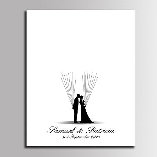 DIY Wedding Guest Book for Couple, Personalized Engagement Present Anniversary Guest Signing Alternative Wedding Party Decorations-80x120cm - Image 2