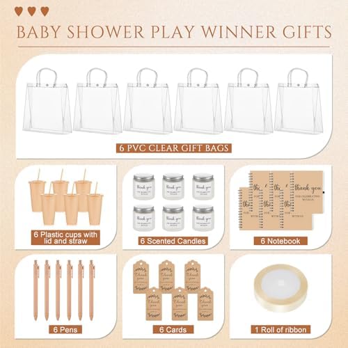 Nuogo 6 Sets New Parent Shower Prizes, Neutral, Classic Style - Image 3