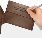 LUXPaper A7 Invitation Envelopes | Peel & Press | 5 1/4" x 7 1/4" | Bronze Metallic | 80lb. Text | 250 Qty - Image 6