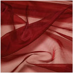 30 Yard Organza Fabric 44" Wide for Wedding Event Décor - Maroon - Image 3