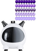 Purple Balloon and Balloon Pump Electric, 60 Pcs Metallic Chrome Pearl Macaron Light Purple Balloon and Portable 600W Air Pump with 2 Nozzles for Birthday Wedding Baby Shower Princess Party Decoration by Togvu