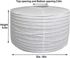 Paper Lantern Lights Hanging Drum Paper Lampshade, 2PCS 18 inch - Image 2