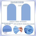 Blue & Cream Chiara Arch Backdrop Stand Covers (7.2FT, 6FT) - Image 6