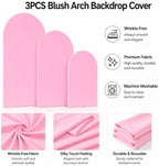 4,5,6FT Arch Backdrop Stand and Cover Set (Pink) - Image 4