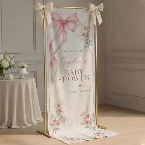 Custom Name Baby Shower Fabric Welcome Sign #10 - Image 5