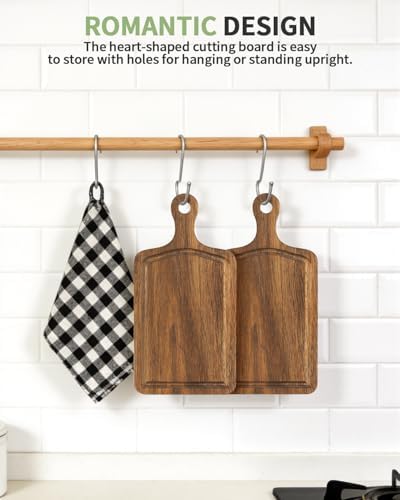 4 Set Bridal Shower Favor Prizes Charcuterie Board, Acacia Cheese Board - Image 2