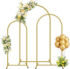 Metal Arch Backdrop Stand, Set of 3 (4/5/6ft) Wedding Arch Stand by YAYOYAPhotography