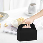 ZSDRTYU Treat Boxes, 50 Pcs Gable Boxes Party Favor Boxes, Kraft Gable Treat Boxes For Christmas Party Decorations Birthday Favors (Black) - Image 5
