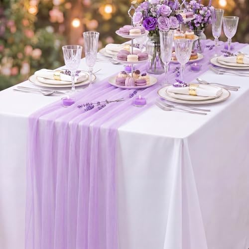 8 Pcs Pastel Colorful Table Runner 29 x 70 in Colorful Tablecloth - Image 6