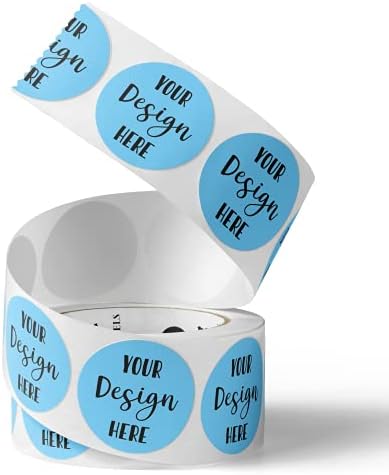 150 Custom Circle Roll BOPP Labels,Custom Sticker, Custom Text, Image, Logo Sticker for Business, Party, Wedding and Baby Shower Gloss/Matte Finish (2 inch Circle), ?Gloss/Matte Finish by Unknown