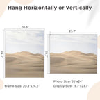 20x24 Metal Picture Frame, Aluminum Poster Frame with Real Glass, Silver - Image 2