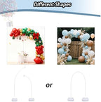 Balloon Arch Kit Balloon Arch Stand With Base, 8Ft & 5Ft High Free Bending Half Arch Balloon Stand For Wedding Birthday Party Baby Shower Yard Lawn Graduation Decorations(No Balloons) - Image 4