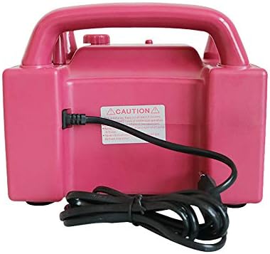 T-king Electric Balloon Pump, Air Inflator Pump Party 5 inch Round Latex Balloon Pump Balloon Inflation Machine Speed Time Controller,Double Pink - Image 3