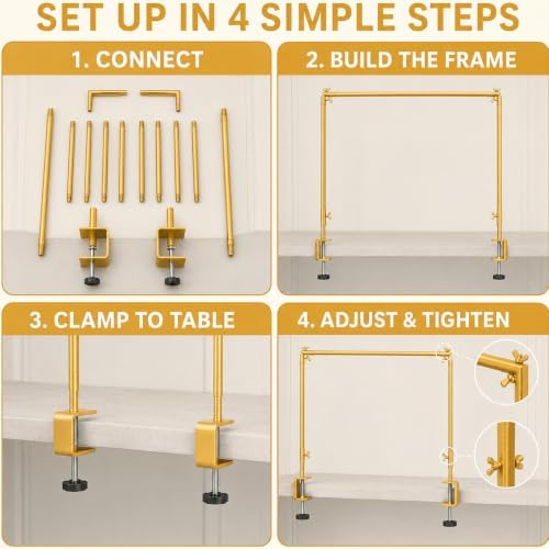 Over Table Arch Kit for Flowers, Garlands and Event Decorations - Image 4