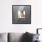 Poster Palooza 24x24 Black Autograph & Signature Picture Frame With Black Square Opening Photo Mat for 8x8 Pictures - With Pens, UV Acrylic & Foamboard Backing - Image 6