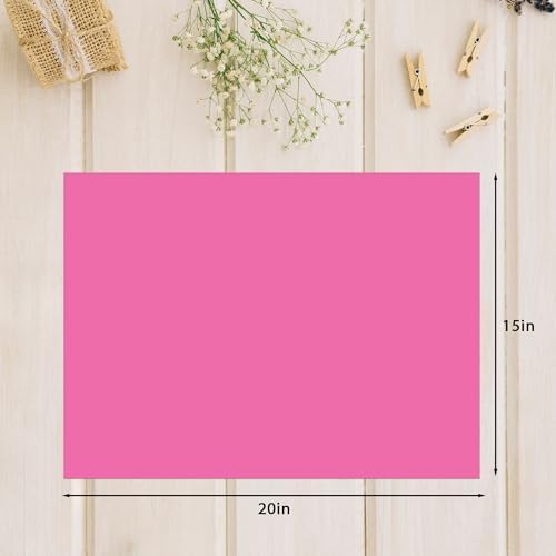 Pink 1000 Sheets 20"X15" Tissue Paper Bulk for Gift Bags - Wrapping Tissue Paper for Birthday Weddings Showers Gift Packaging Arts Craft Party Favor Decoration Wrapping Supplies - Image 2