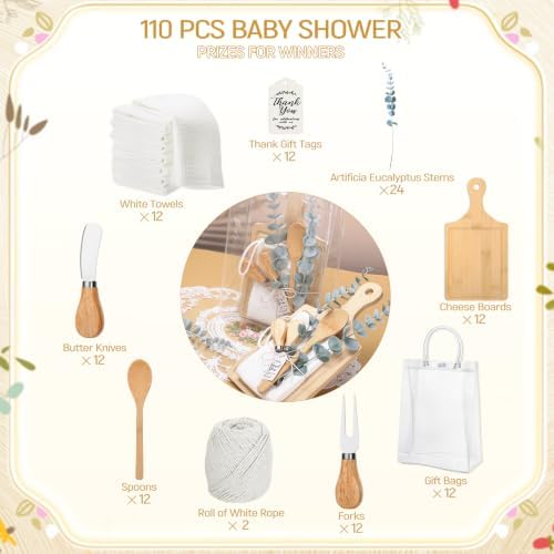 110PCS Baby Shower Game Gifts for Winners 12 Sets Baby Shower Gifts - Image 3