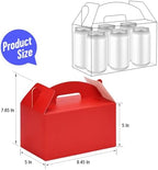 Gable Boxes with Handles, 9.45"x5"x5", 30 Pack, Assorted Color - Image 2