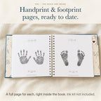 Baby Memory Book from Pregnancy to Age 5, Baby Book Keepsake, Dusty Blue - Image 6
