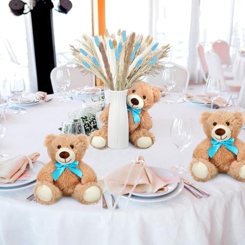 123 Set Bear Baby Shower Table Centerpiece Decor, Blue, Boy - Image 5