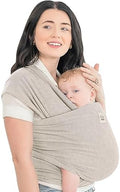 KeaBabies Baby Wrap Carrier, All in 1 Original Baby Carrier (Stone Gray) by KeaBabies