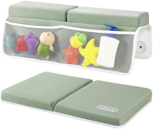 beiens Bath Kneeler and Elbow Rest Pad Set, 1.5-Inch Thick Memory Foam Pads by beiens