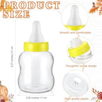Seenelling 152 Pcs Fall Baby Shower Games Guess How Many Pumpkins Game Stand Sign 100 Pumpkins Guessing Cards 20 Pencils 1 Large Baby Bottle 30 Pumpkins for Guests Gender Reveal Party Game Decorations - Image 3