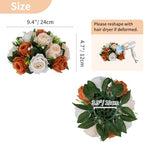 NUPTIO Terracotta Flower Ball Centerpieces: Floral Arrangements for Fall - Image 3